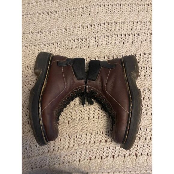 Dr Martens AW004 Boots Men Sz 7 Brown Leather PC03C 9793 Lace-Up Ankle Boots Doc - Picture 9 of 15